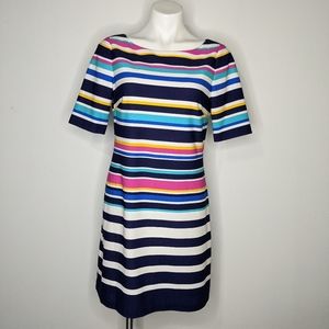 Eliza J colorful striped dress 10